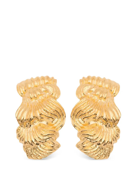  Completedworks Buttercream (or, The Icing On The Cake) Ruffled Earrings - Gold 