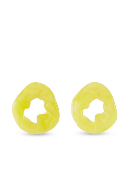 Completedworks Scrunch Stud Earrings - Yellow 