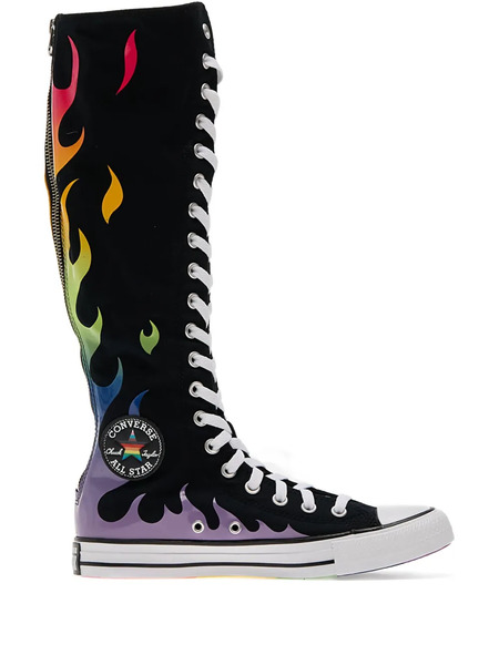  Converse Chuck Taylor All Star Xxhi Pride Lace-up Boots - Black 