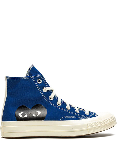  Converse Comme Des Garçons Play Chuck 70 High blue Quartz Sneakers 