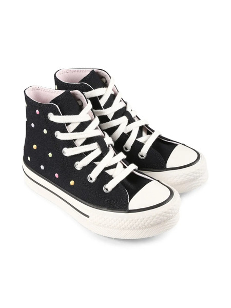  Converse Kids Chuck Taylor All Star Dotted High-top Sneakers - Black 
