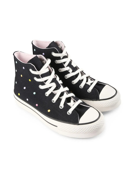  Converse Kids Chuck Taylor All Star Polka Dot High-top Sneakers - Black 