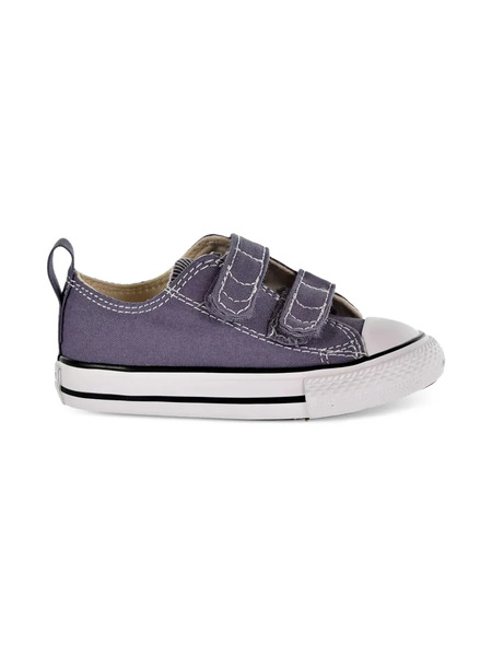  Converse Kids Chuck Taylor All Star 2v Ox Touch-strap Sneakers - Purple 