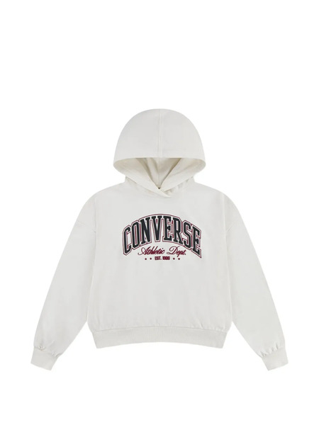  Converse Kids Embroidered-logo Hoodie - Neutrals 