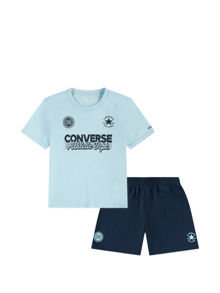  Converse Kids Graphic Shorts Set Of Two - Blue 