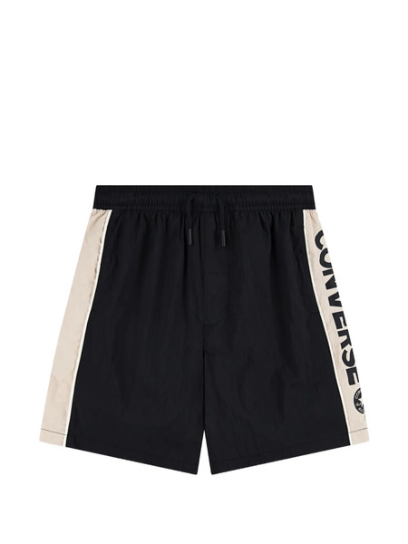  Converse Kids Stripe Drawstring Shorts - Black 