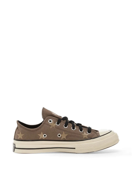  Converse Star Print Chuck 70 Sneakers - Brown 