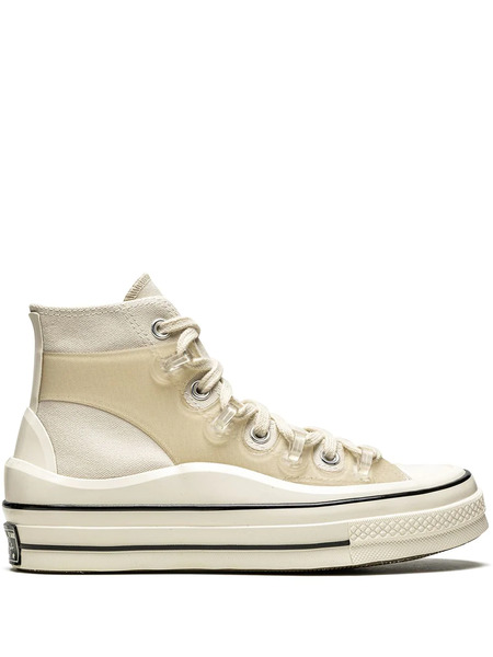  Converse X Kim Jones Chuck 70 Utility Wave Hi natural Sneakers - Neutrals 
