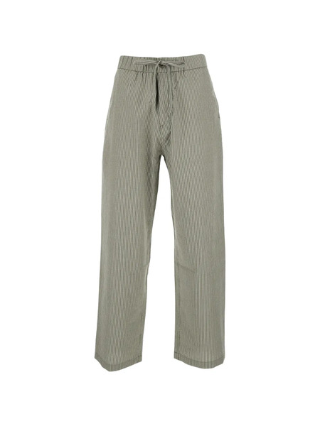  Coor Drawstring Striped Trousers - Green 