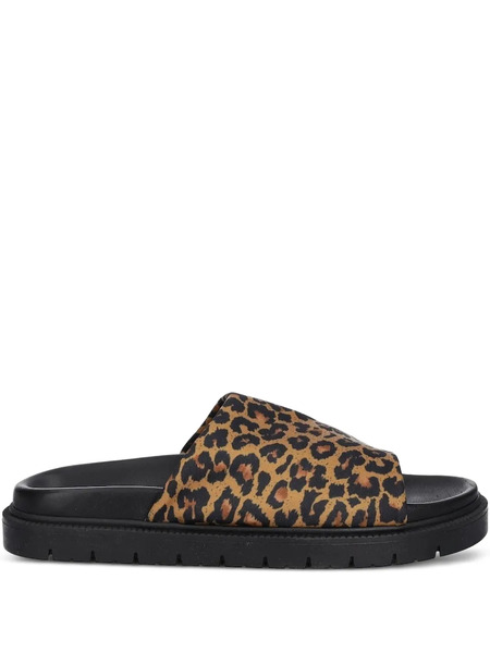  Copenhagen Leopard-print Sandals - Black 