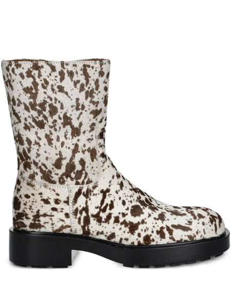 Copenhagen Mottled Ankle Boots - White 