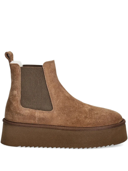  Copenhagen Platform Chelsea Boots - Brown 