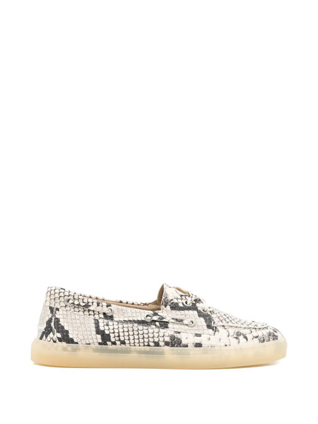  Copenhagen Snake Leather Loafers - Neutrals 