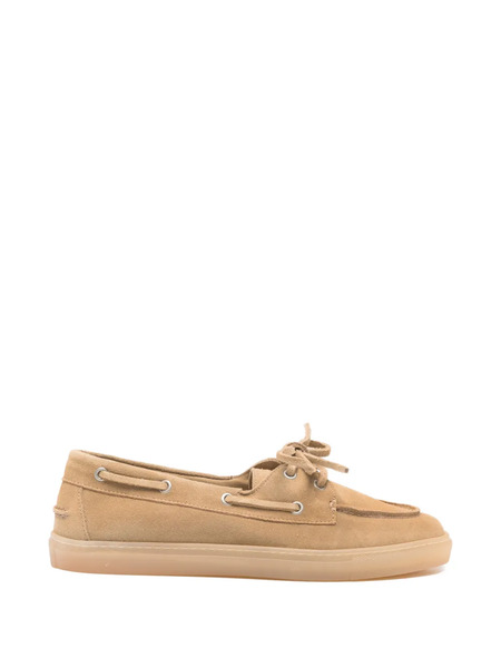  Copenhagen Suede Boat Shoes - Neutrals 