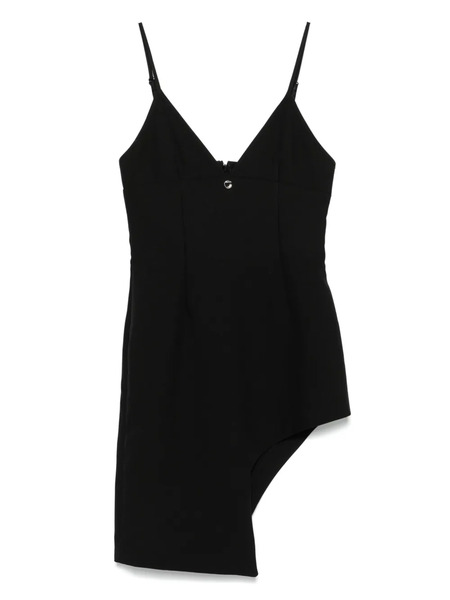  Coperni Asymmetric Mini Dress - Black 