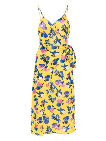  Coperni C-logo Wrap Mini Dress - Yellow 