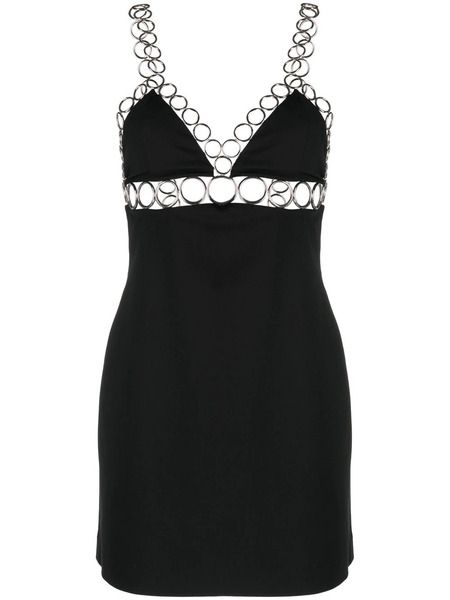  Coperni Chain-link Mini Dress - Black 