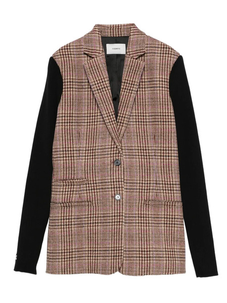  Coperni Check-panel Jacket - Brown 