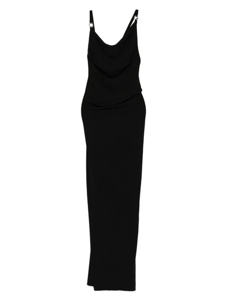  Coperni Cowl-neck Strap Dress - Black 