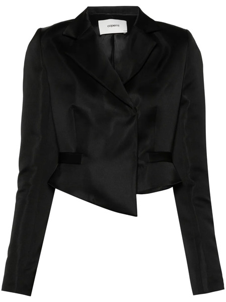 Coperni Cropped Double-breasted Blazer - Black 