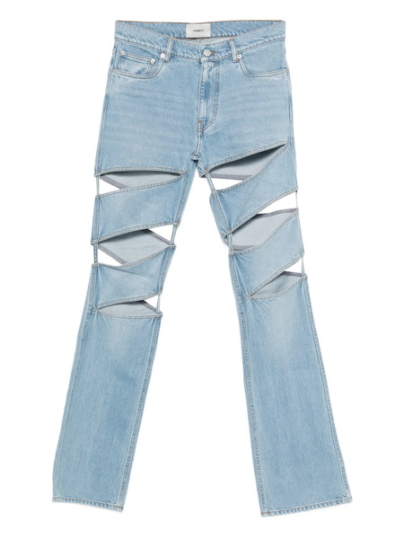  Coperni Cut-out Jeans - Blue 