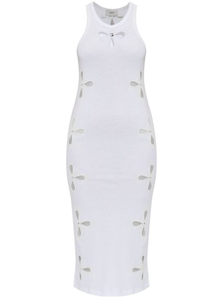  Coperni Cut-out Midi Dress - White 