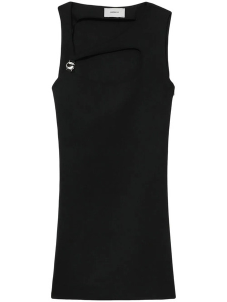  Coperni Cut-out Sleeveless Minidress - Black 