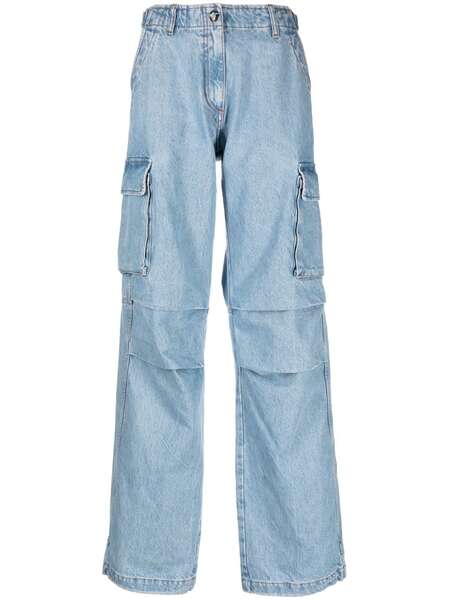 Coperni Denim Cargo Trousers - Blue 