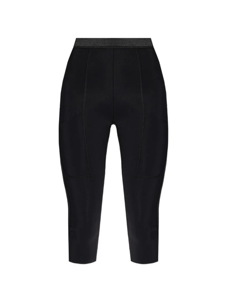  Coperni Elasticated Cycling Capri Shorts - Black 