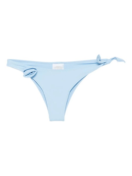  Coperni Flower-detail Tie-side Bikini Bottoms - Blue 