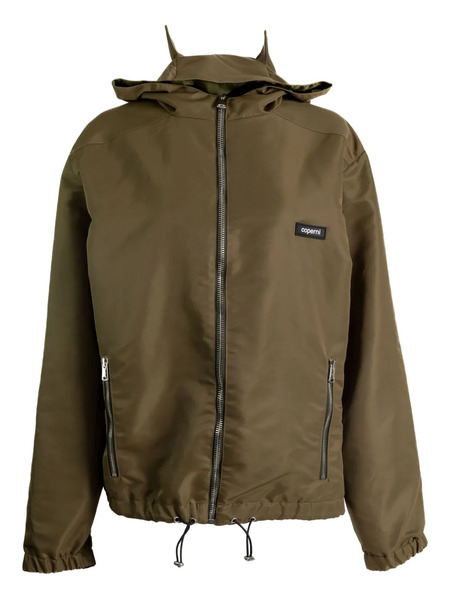  Coperni Hooded Zip-up Jacket - Green 