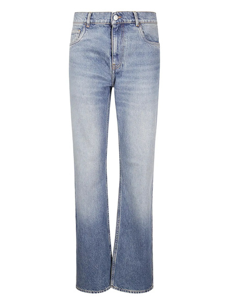  Coperni Leather-belt Pocket Jeans - Blue 