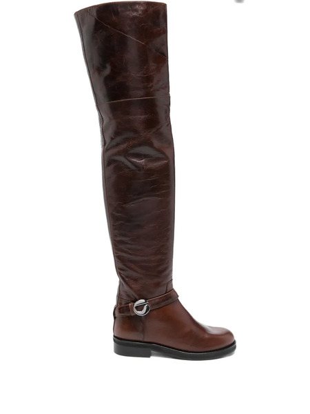  Coperni Leather Over-the-knee Boots - Brown 