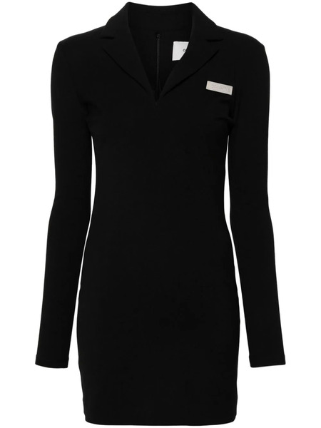  Coperni Logo-plaque Mini Dress - Black 