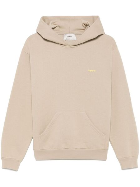  Coperni Logo-print Hoodie - Neutrals 