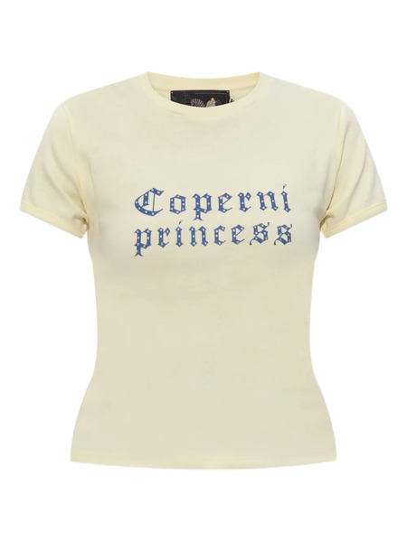  Coperni Logo-print T-shirt - Yellow 