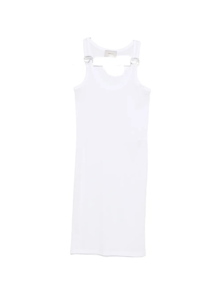  Coperni Logo Sleeveless Mini Dress - White 