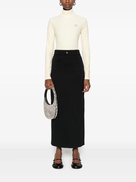  Coperni Long-sleeved High-neck Top - Yellow 