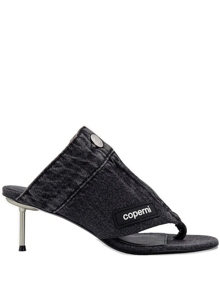  Coperni 60mm Open Thong Sandals - Grey 