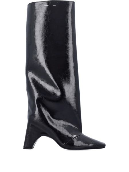  Coperni 90mm Patent-leather Boots - Black 