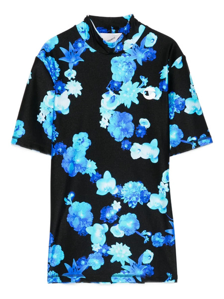  Coperni Mock-neck T-shirt - Black 