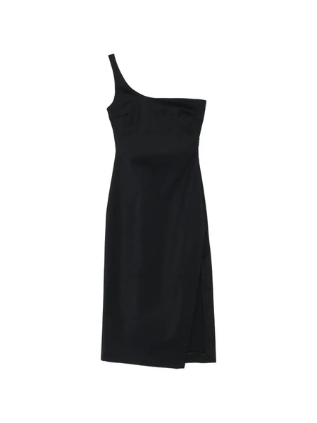  Coperni One-shoulder Midi Dress - Black 