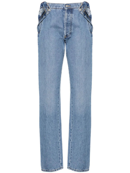  Coperni Open Hip Straight-leg Jeans - Blue 