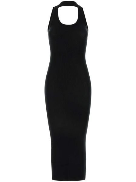  Coperni Ribbed Maxi Dress - Black 
