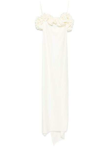  Coperni Ruffled Maxi Dress - White 