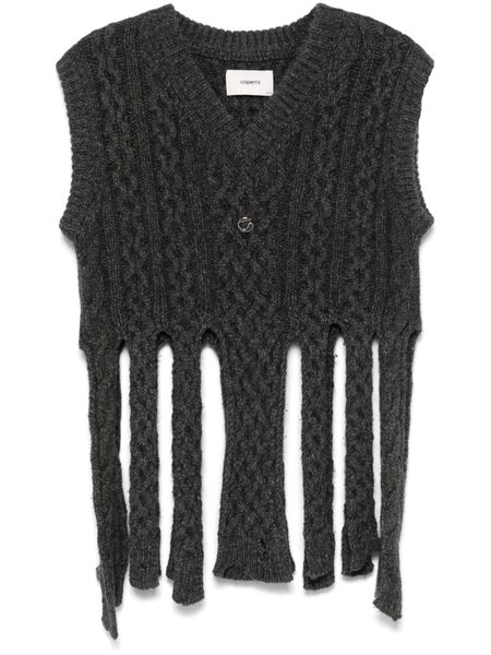  Coperni Shredded Vest - Grey 