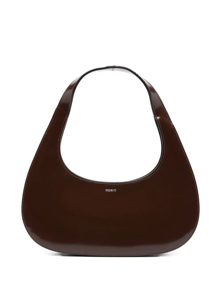 Coperni Slim Swipe Patent-leather Shoulder Bag - Brown 