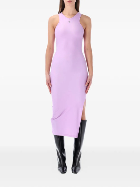  Coperni Slit Midi Dress - Purple 