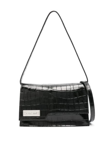  Coperni Small Folder Leather Shoulder Bag - Black 