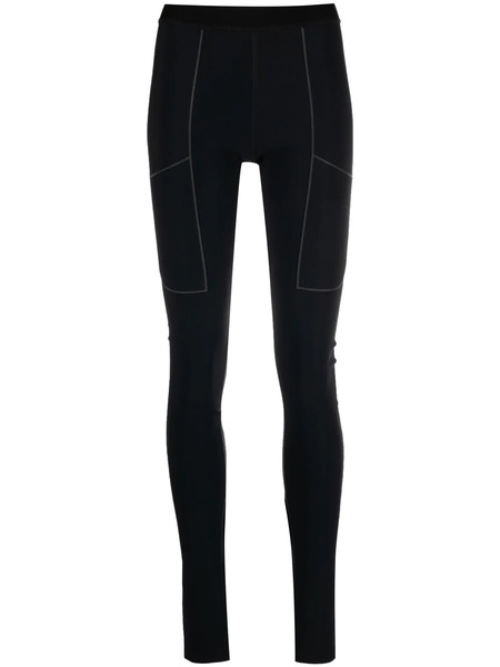  Coperni Stretch-design Slit Leggings - Black 